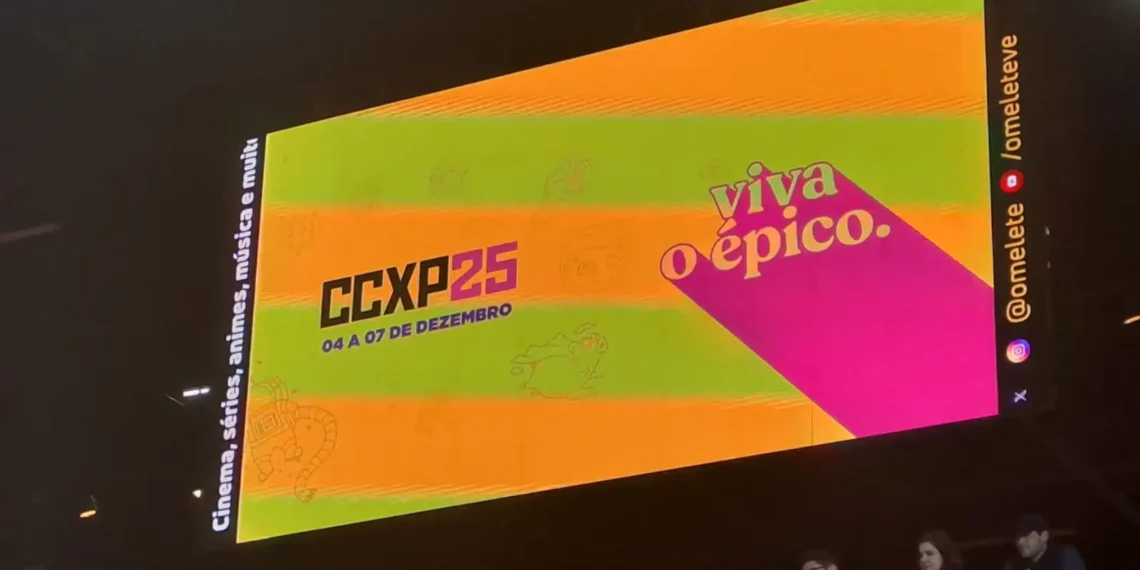 CCXP25 acontece entre os dias 4 e 7 de dezembro de 2025