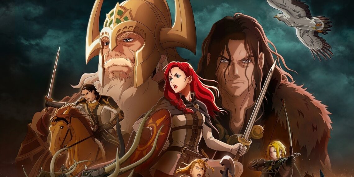 O Senhor dos Anéis: A Guerra dos Rohirrim, a terra-média com um olhar de anime