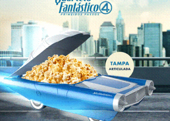 Cinépolis anuncia combo de Quarteto Fantástico com balde do Fantasticar