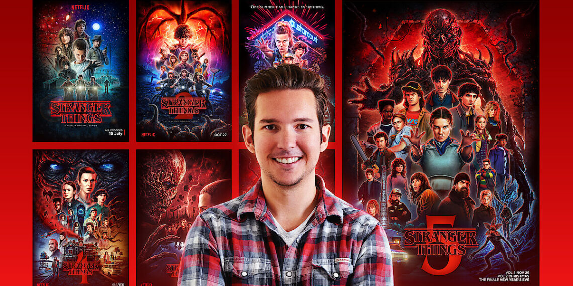 O Artista Por Trás dos Pôsteres de Stranger Things Revela Segredos da 5ª Temporada
